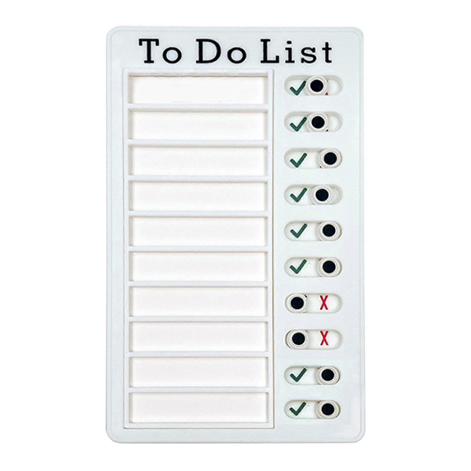 Portable Chore Chart Memo Boards - 4.7x7.9 Inch Detachable Message Board RV Checklist Daily Affairs for Home Travel Planning Reminder Tool
