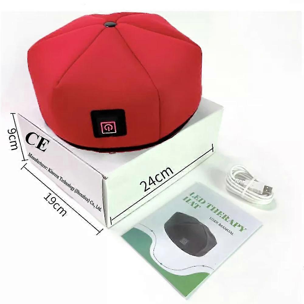 dd-red light therapy cap לייזר 660nm 830nm אדום ליד אינפרא אדום צמיחת שיער מחדש כובע טיפול בנשירת שיער קסדה תרמית מעסה קרקפת