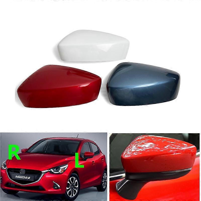 Car Exterior Rearview Mirror Cover For Car Mazda 2 demio 2017 2018 2019 2020 2021 2022 2023 Side Mirror Shell Housing