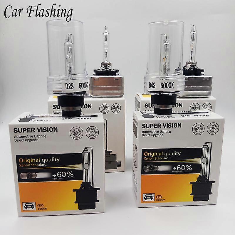 Flashing 1Pair D1S D2S D3S D4S HID Car Xenon Bulb HID head Car Xenon Bulb D2 D3 D4 D1R D2R D3R D4R head 4300K 6000K 8000K 10000K