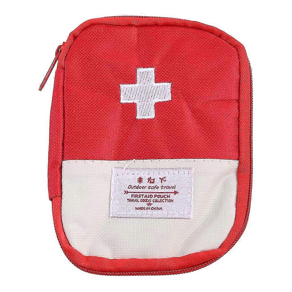 Mini First Aid Pouch For Pill Manager Travel Bag For Case Medicine Tablet Prescription Vitamins Weekly Bottle Storage Or