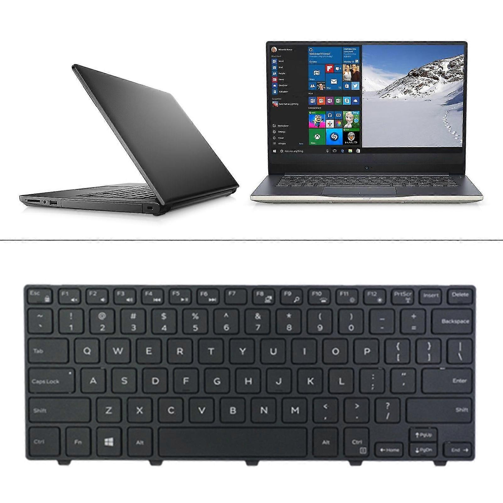 Pour Dell Inspiron 143443 3451 5458 5448 Série P49g Clavier d’ordinateur portable Us Disposition