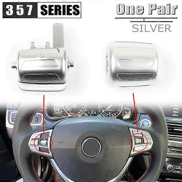 Car Left Right Steering Wheel Control Knob Button Cover Replacement For BMW 1 2 X1 X2 X3 X4 X5 X6 Series F45 F15 F16 F25 F26 F39