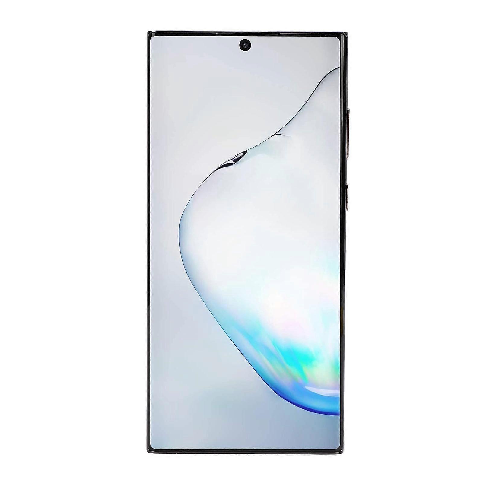 Phone Screen Replacement with Frame Fingerprint Support EU Version Curved Touch Screen Digitizer Assembly for S22Ultra S908