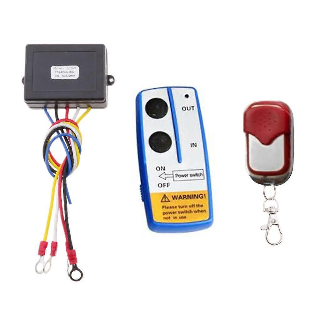 Wireless Winch Remote Control Kit 12V Receiver Handset Easy to Use