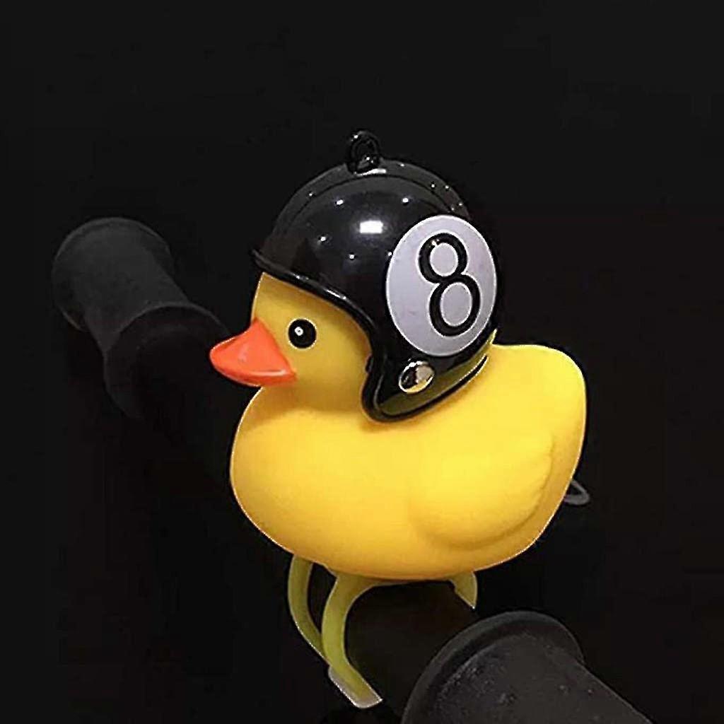 bike duck with helmet Rubber Ducky Duck Handlebar Cute Helmet Duck Bike Bell With Led Light  Rubber Duck Bicycle