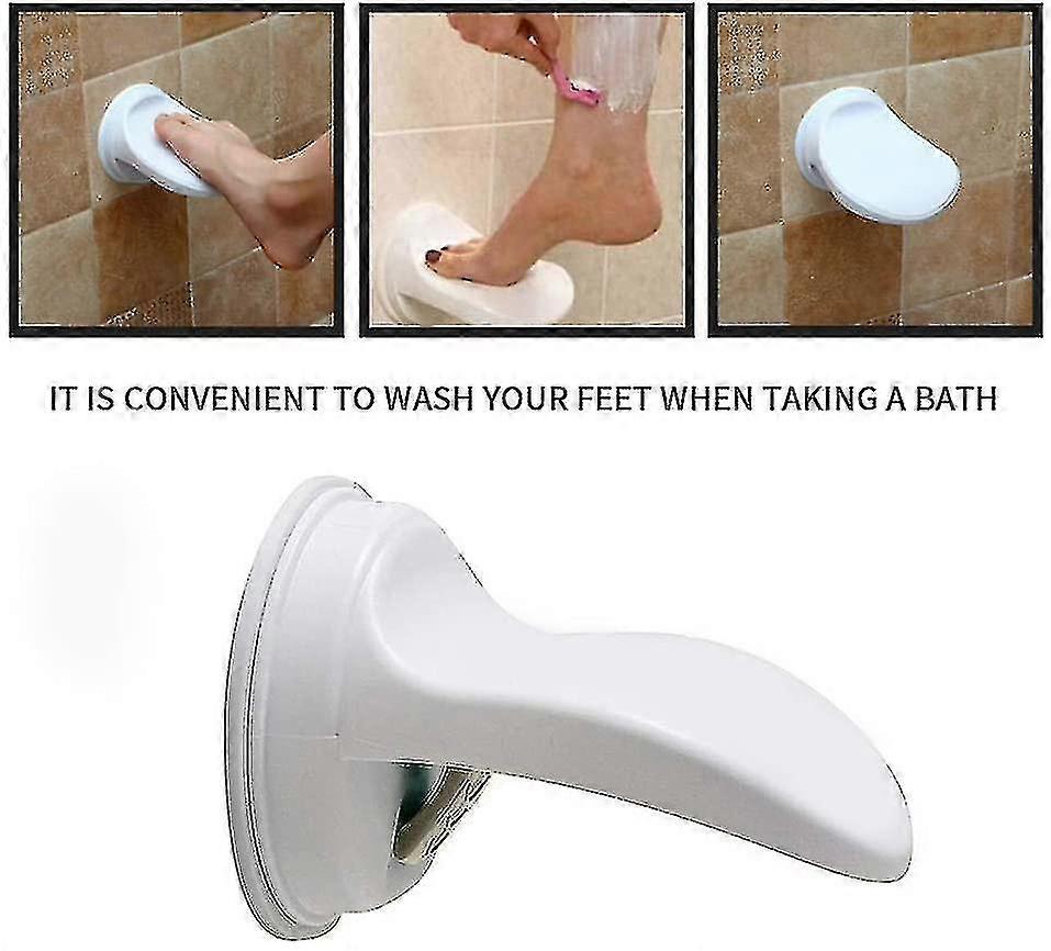 شفط كأس القدم مسند غير قابلة للانزلاق دش القدم دعم الحمام دش دواسة ، للاستحمام وقدم واه جديد