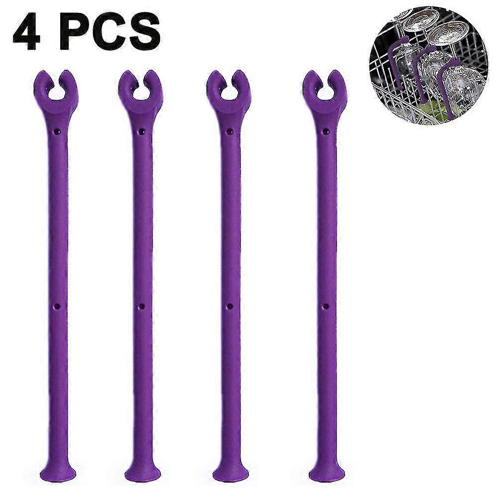 Silikon Diskmaskin Attachment Flexibel Stemware Holder Diskmaskin Vinglas Protector