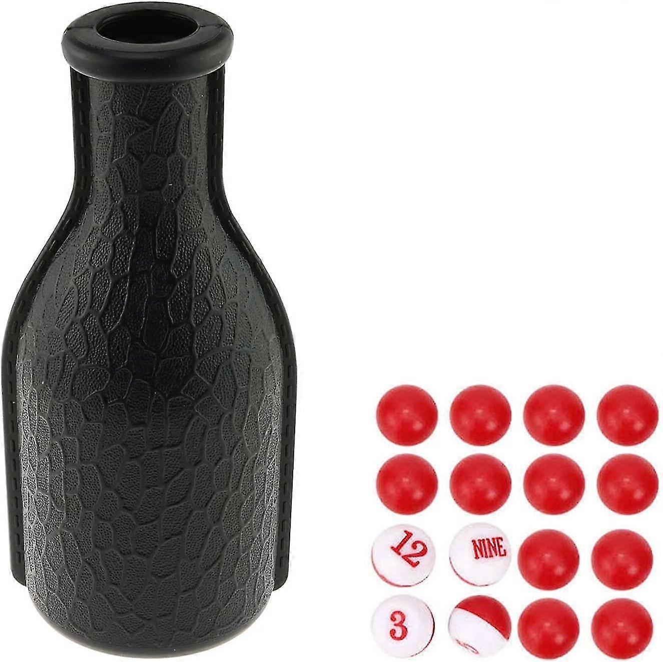 Billiard Pool Shaker Pool Snooker Billiard Table Kelly Pool Shaker Bottle With Red And White Tally Peas