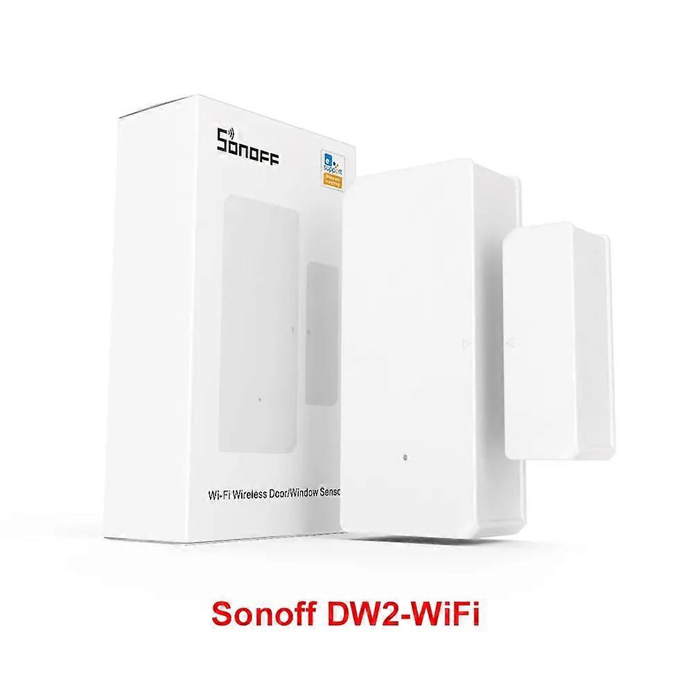 Sonoff DW2-WiFi Wireless Security Door/Window Sensor Alarm Notification Smart Scene via eWeLink APP Support Sonoff Devices IFTTT
