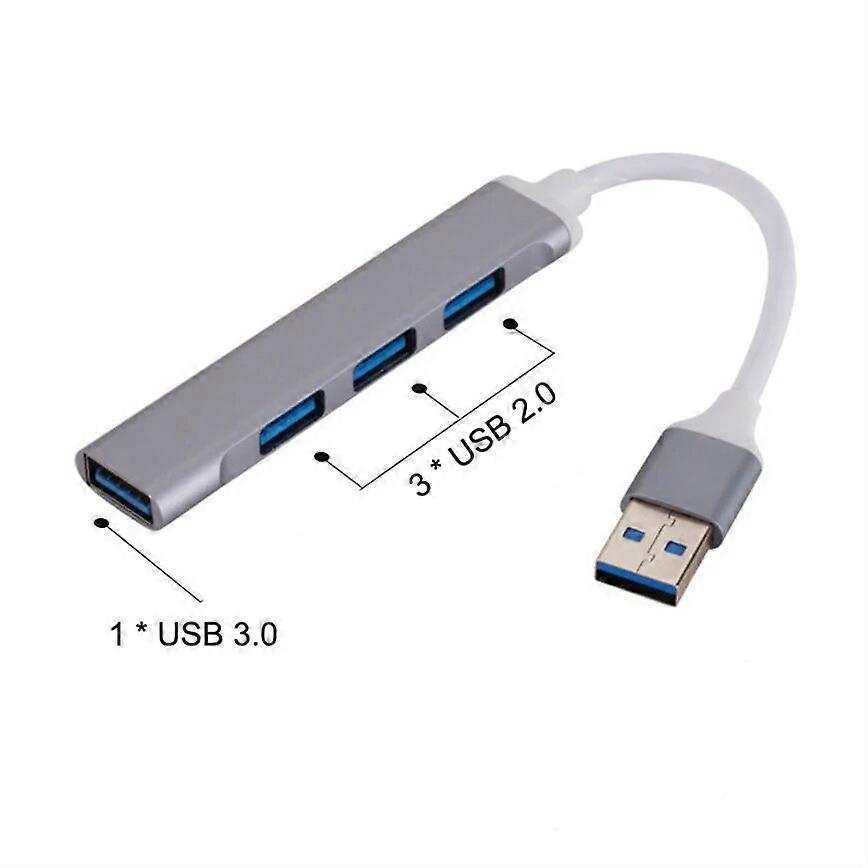 Grwibeou High Speed USB 3.0 HUB Multi USB Splitter 4 Ports Expander Multiple USB Expander Computer Accessories For Laptop PC