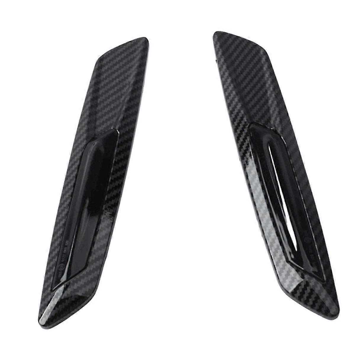 Carbon Fiber Pattern Car Dynamic Led Side Marker Light Turn Signal Light For 5 Series F10 Sedan Pre- 2011-2013 TY