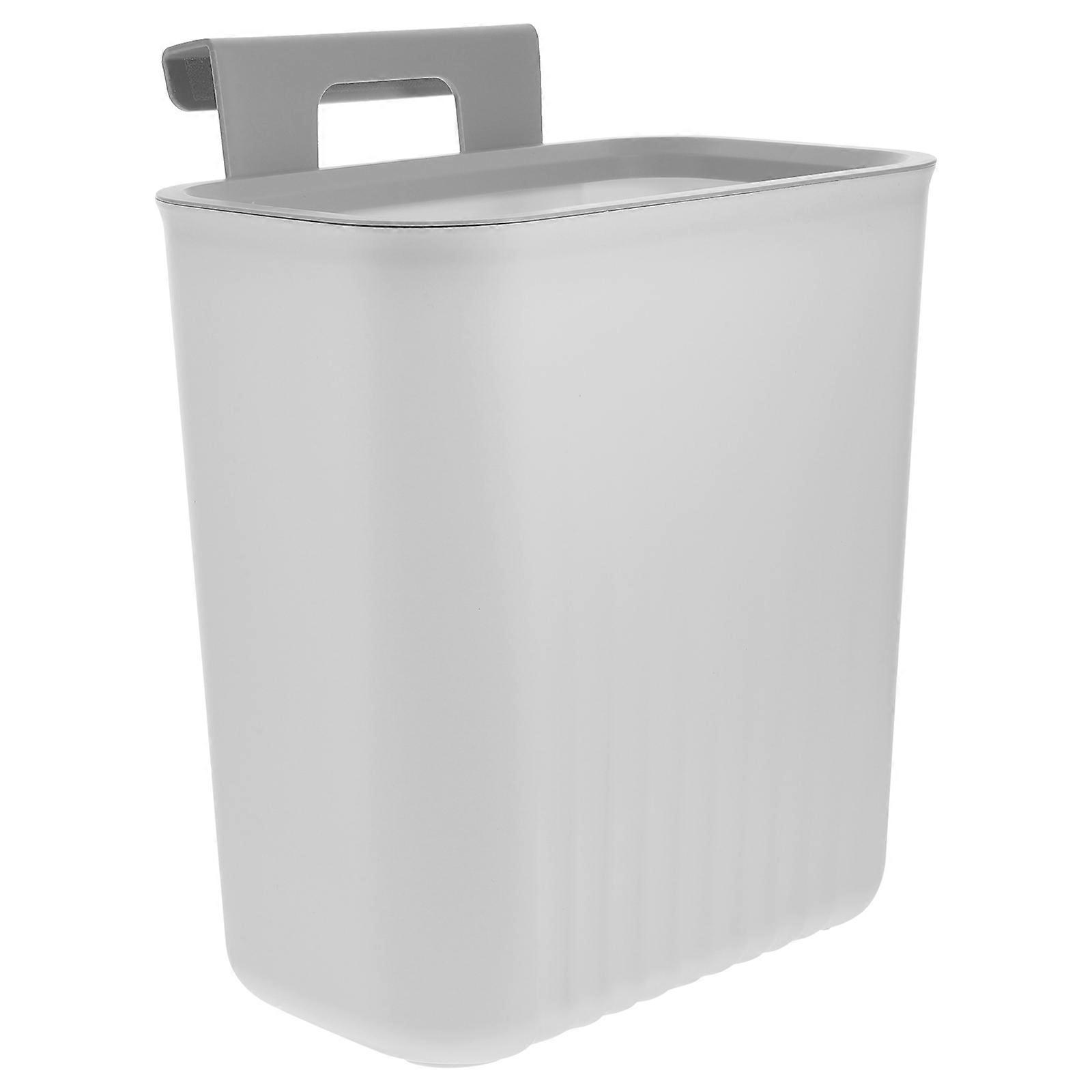 Kitchen Trash Can Plastic Wall Mounted for Cabinet Door Hanging Garbage Bin