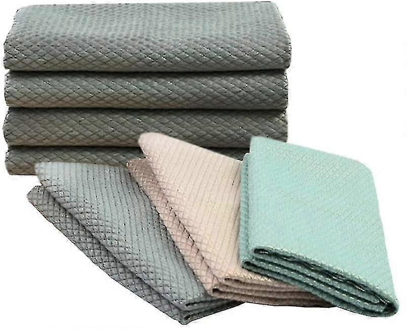 Fish Scale Cloth For Wiping Glass, Household Cleaning Cloth, Non-marking Towel