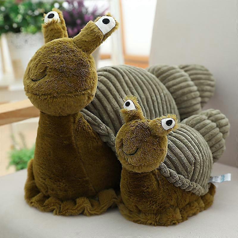 High Quality Simulation Cute Snail Plush Toy Soft Stuffed Doll Hold Pillow Kids Gift 28/40cm