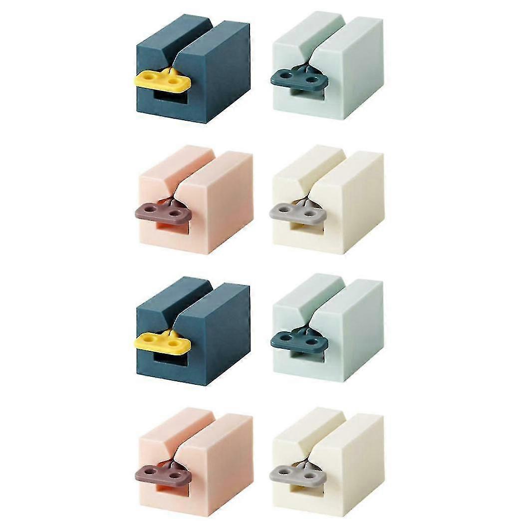8pcs Multifunctional Toothpaste Tube Squeezer Plastic Tooth Paste Holder Dispenser