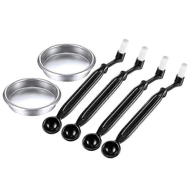 4PCS Coffee Machine Cleaning Brush and 2PCS Blind Net Espresso Machine Cleaning Tools Coffee Machine Cleaning Tools