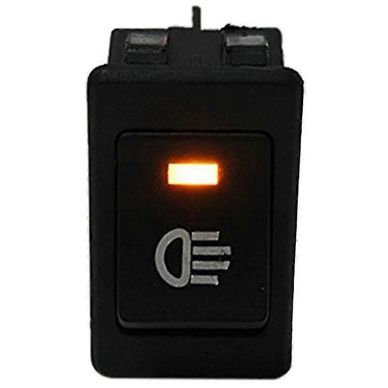 12v Universal tåkelys Rocker Switch Led Billampe - Gul Led