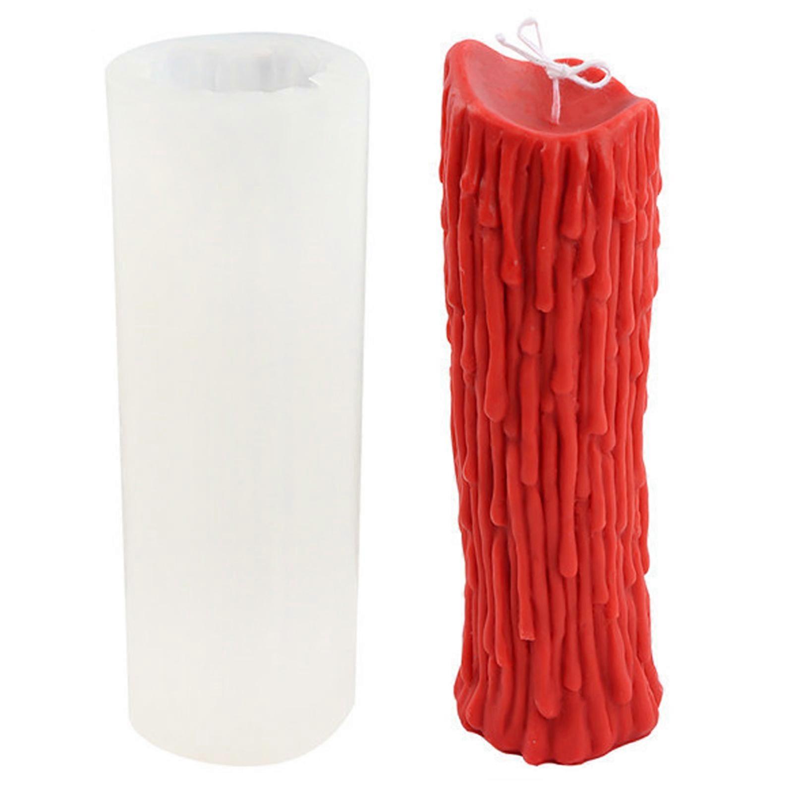 Reusable Silicone Molds for Epoxy Resin Casting DIY Pillar Candle Soap Crafts