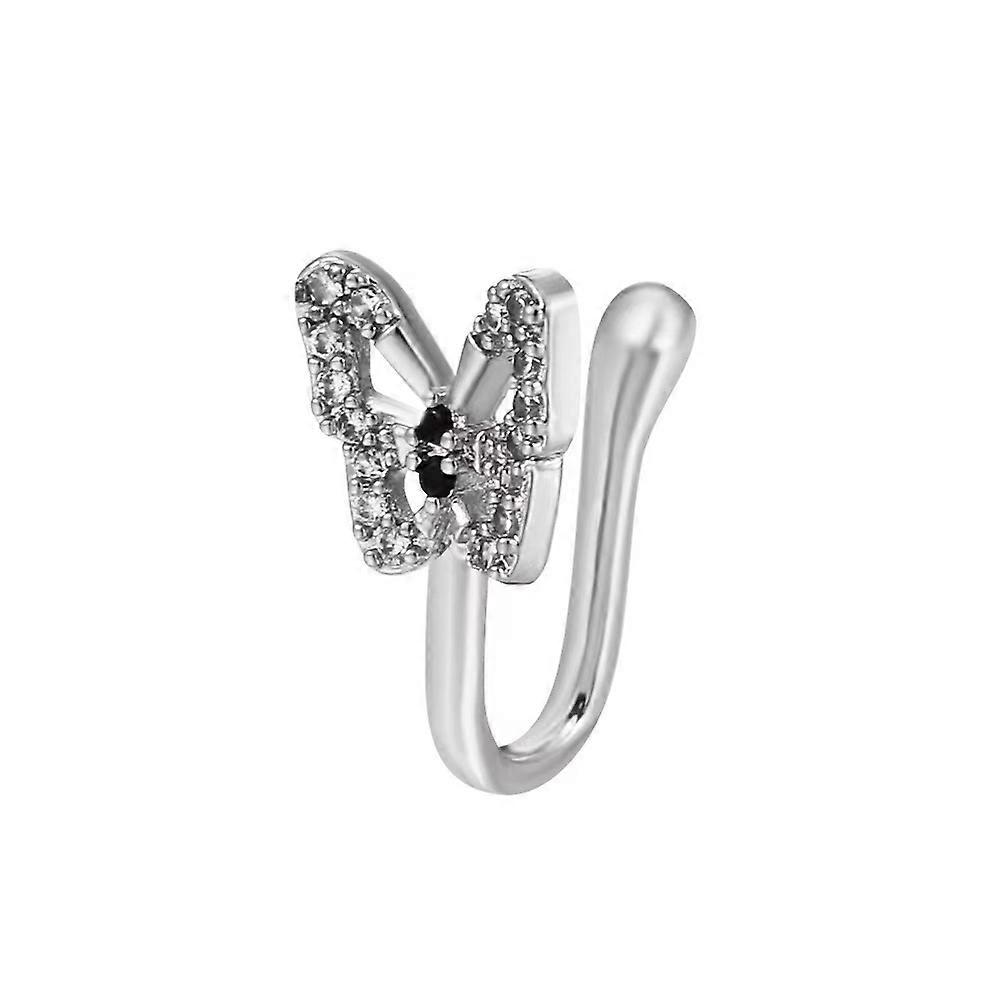Nose Ring Eye-catching Corrosion Resistant Copper Non-Piercing