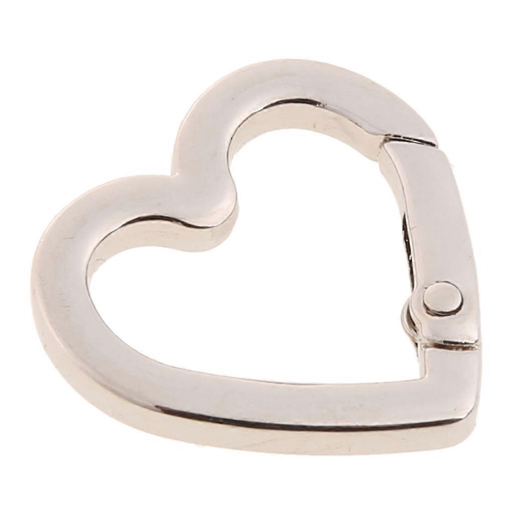 Carabiner Heart Clip Clasp Spring Snap Hook Keyring Keys Organizer Clips