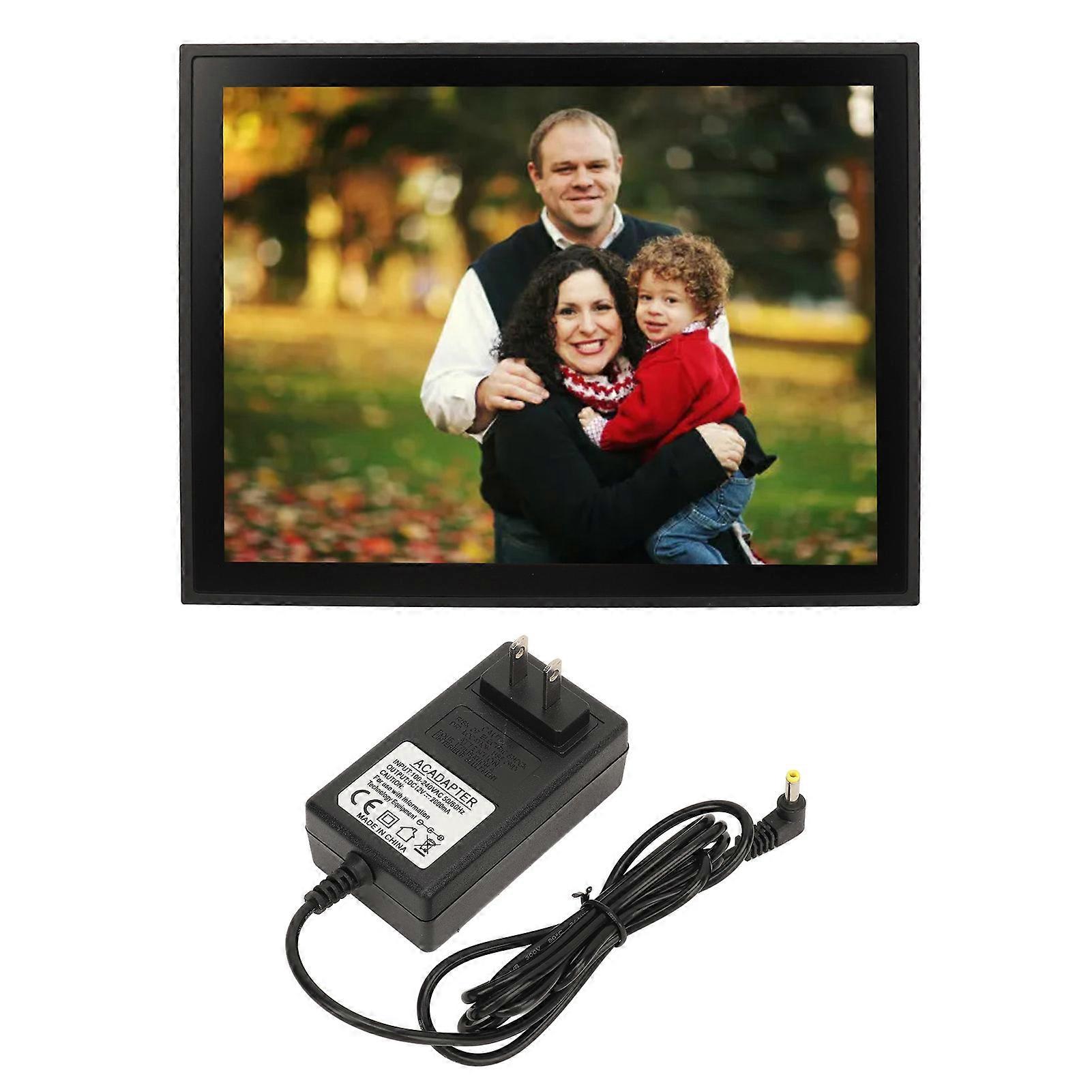 15" Digital Photo Frame: IPS Display, WiFi Sharing, 32GB Storage, Clock & Weather