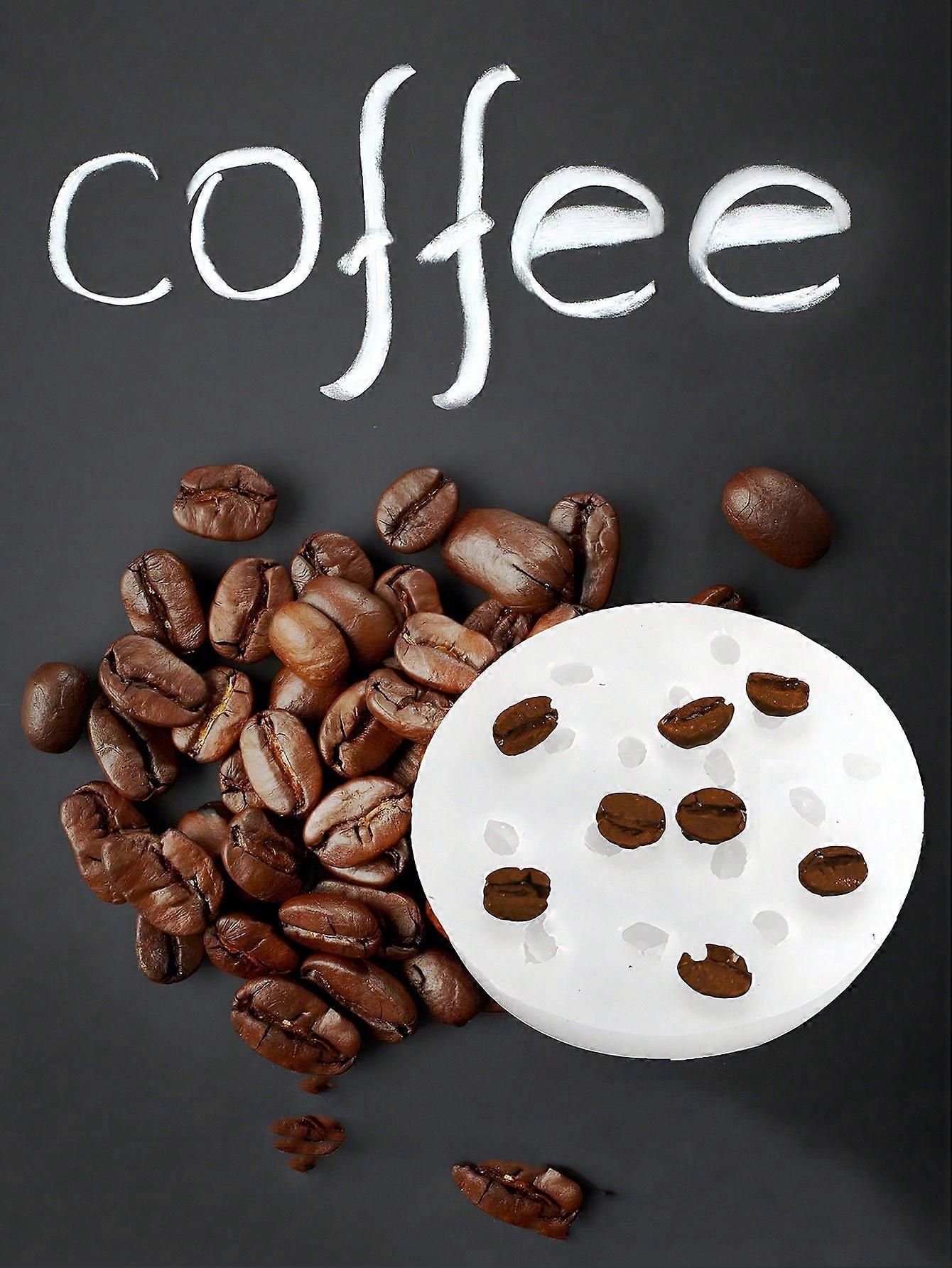 DIYアロマセラピーキャンドル、フォンダン、ベーキングデコレーション、エポキシ樹脂金型のためのコーヒー豆の形をしたシリコーンモールド