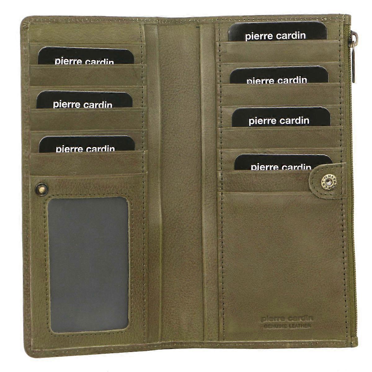 Pierre Cardin Perforated Leather Ladies Handy Travel Wallet