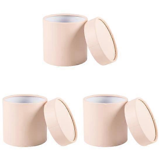 3Pcs Flower Packaging Box Set Round Flower Box Elegant DIY Box Valentine's Day Wedding Decoration