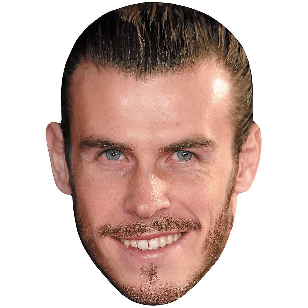 Gareth Bale (Beard) Celebrity Mask, Flat Card Face