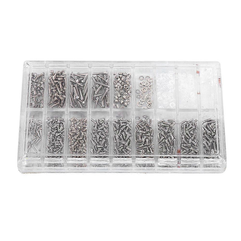 Assorted Screws Watch Clock Eye Glasses Repair Tool Accessory for Watchmakers