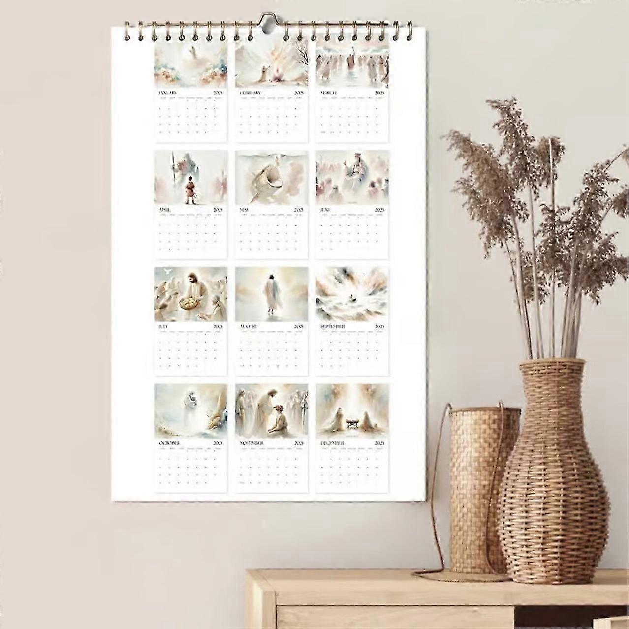 Jesus Kalender 2025 Bibelvers Wandkalender 2025 Christlicher Kalender