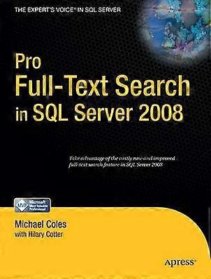 Pro Full-Text Zoeken in SQL Server 2008