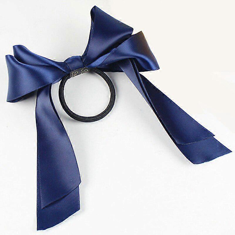 1 pc נשים נזר סאטן סרט קשת שיער להקת חבל Scrunchie קוקו מחזיק מסטיק לילדה סרטי ראש
