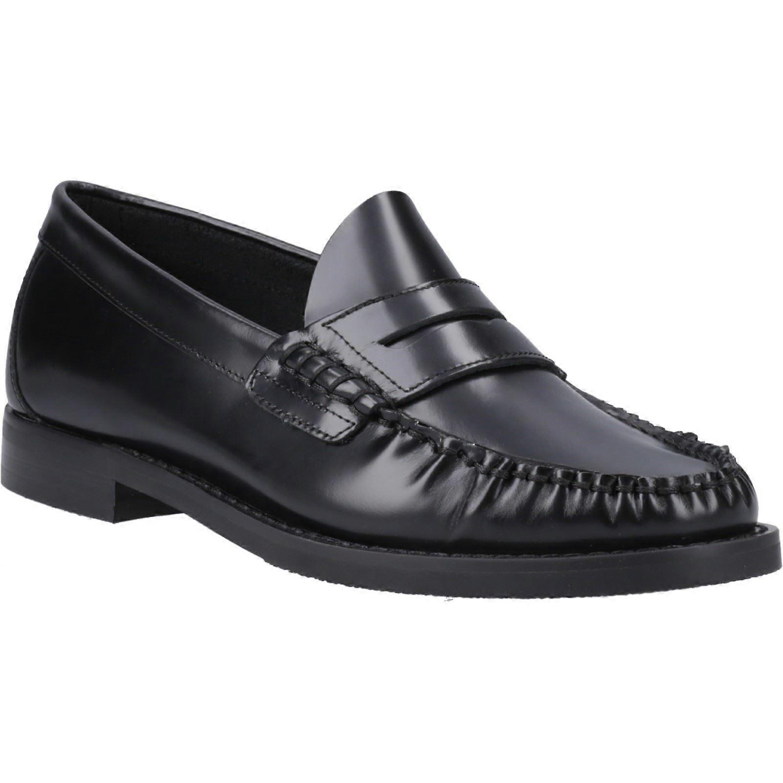 Dune Ginni Leather Women's Black Shoes