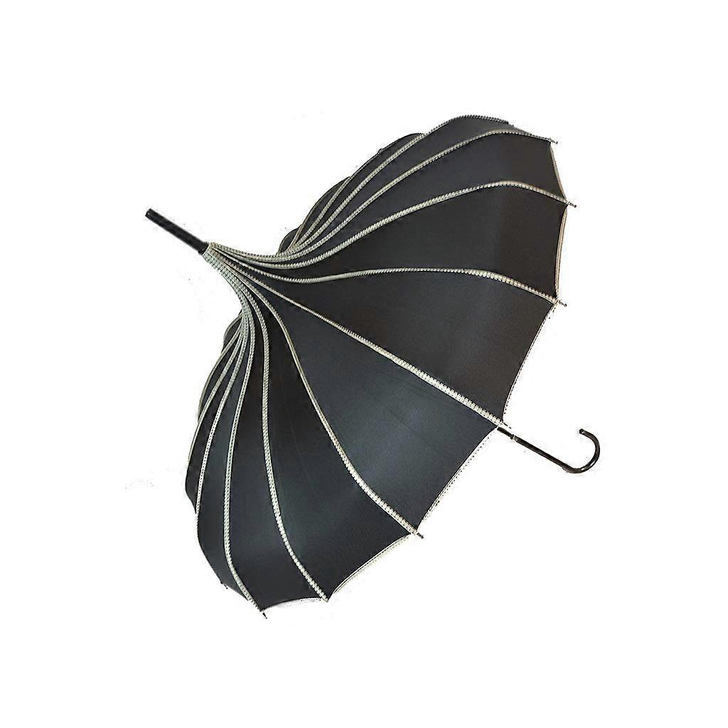 Pagoda umbrella with polka dots for weddings