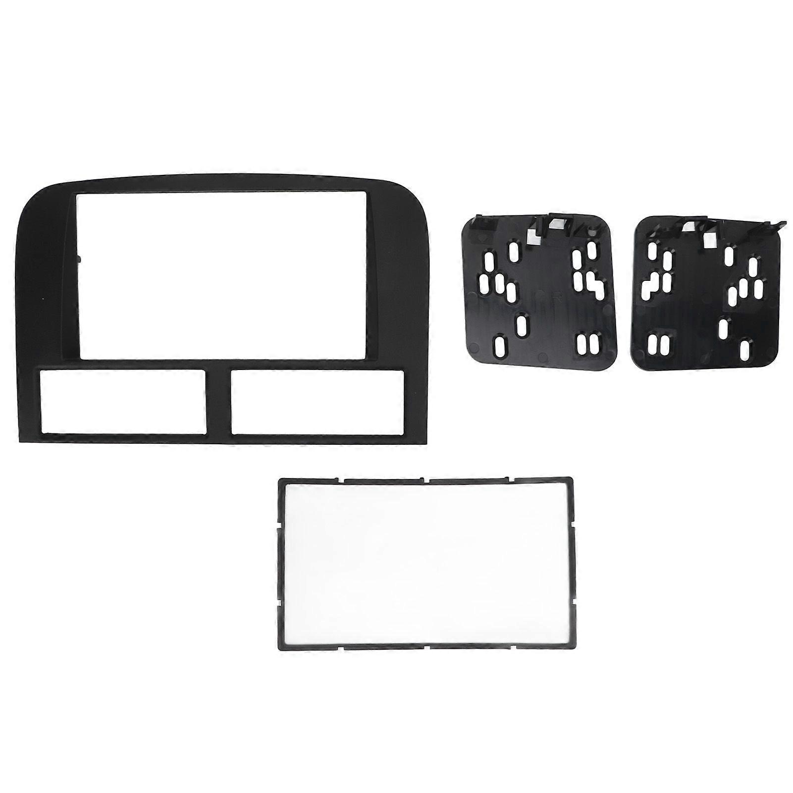 ダッシュボード取り付けトリムキット2DINステレオラジオベゼルジープグランドチェロキー 19992004の交換