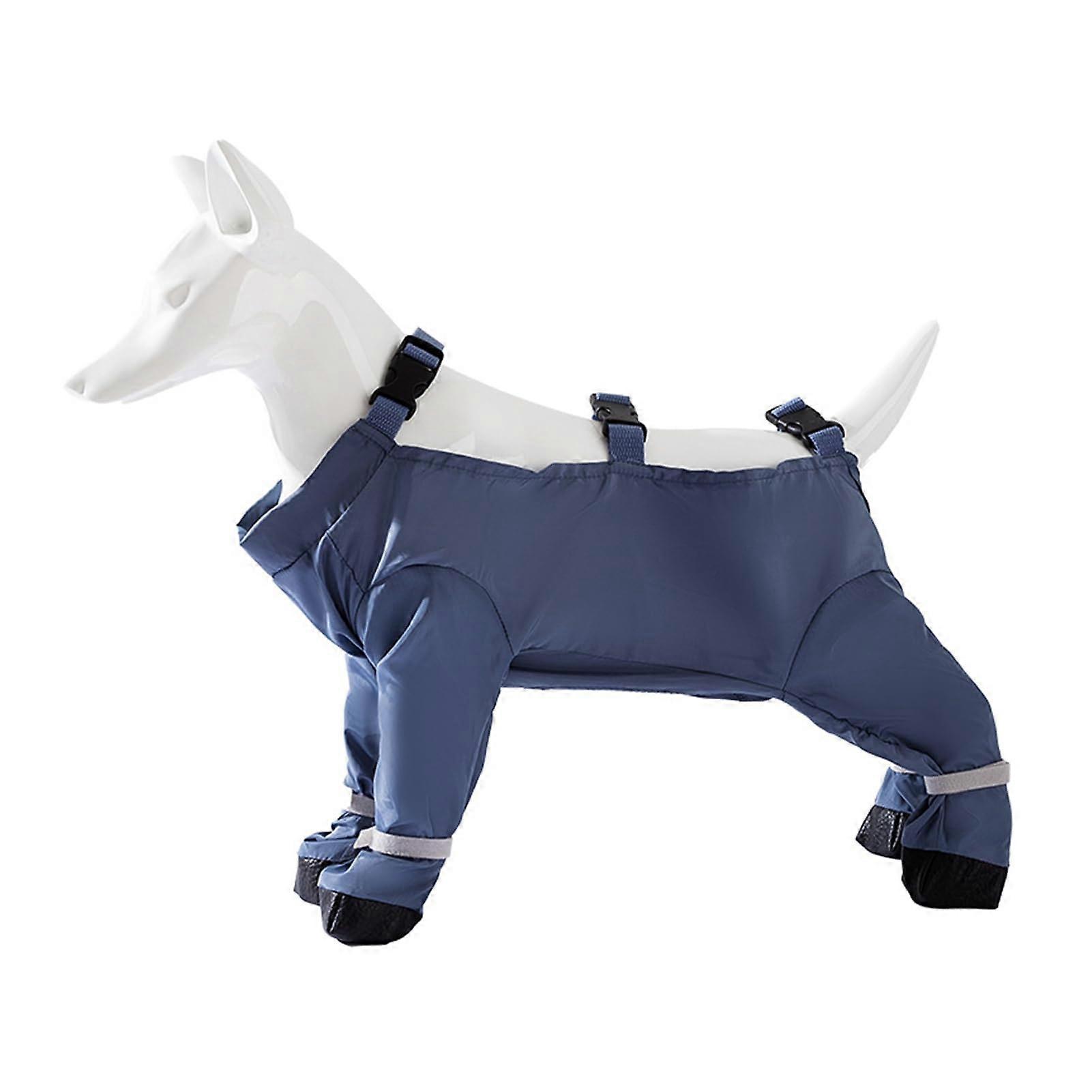 Dog boots + raincoat set, XL, suitable for outdoor use