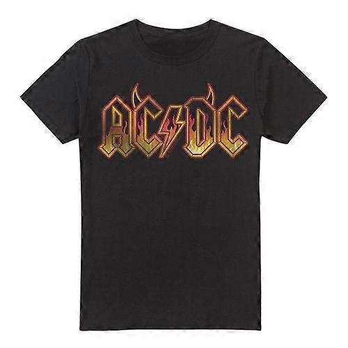 AC/DC Mens Fire Logo T-Shirt