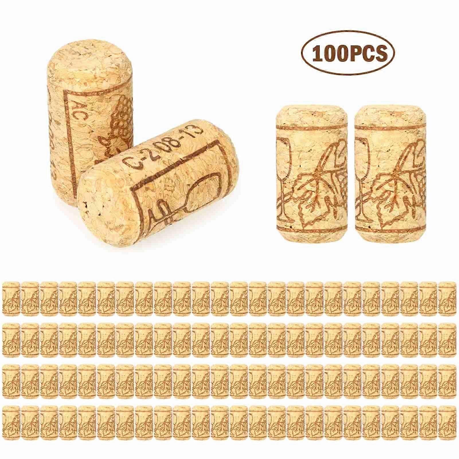 100pcs/set Wine Bottle Stopper 40*21mm Set of 100pcs Red Wine Bottle Stopper Oak Red Wine Bottle Stopper Oak Wine Corks