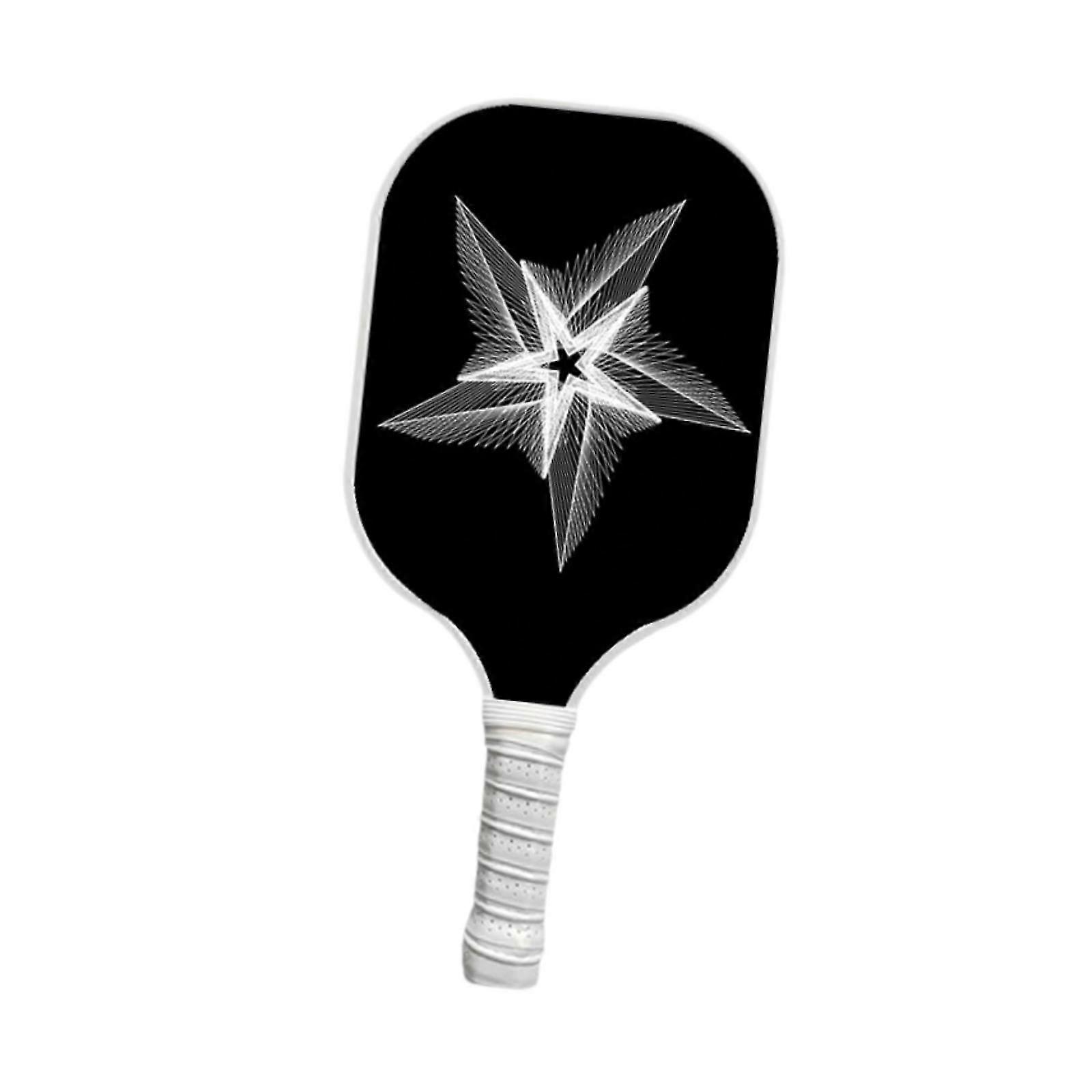 Pickleball Paddle Equipment Pickleball Rackquet للتدريب في الهواء الطلق تمرين أسود