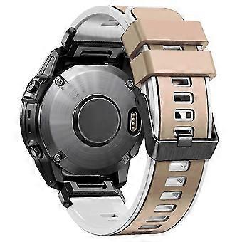 Tipo J Kalebol Klb-ssgj-001 para Fenix 7x/7x Pro Reloj de silicona 26mm Correa Dual Estilo J Multicolor