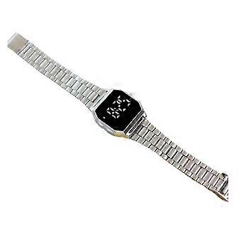 Fashion Digital Watch Electroplated Shell LED Display HD-compatible Clear Image Waterproof Watches E