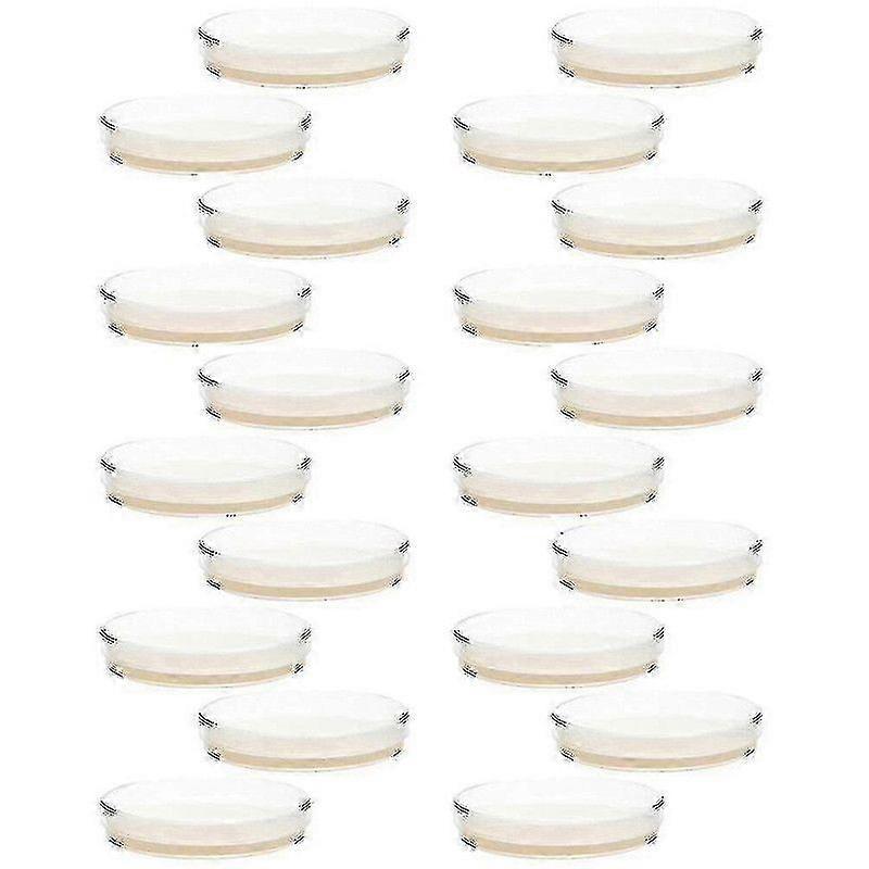 For 20 Pack of Petri Dishes with Pre-poured Agar for Science
