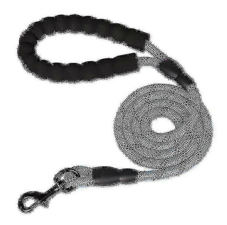 Strong Dog Leash Comfortable Padded Handle And Highly Reflective Light