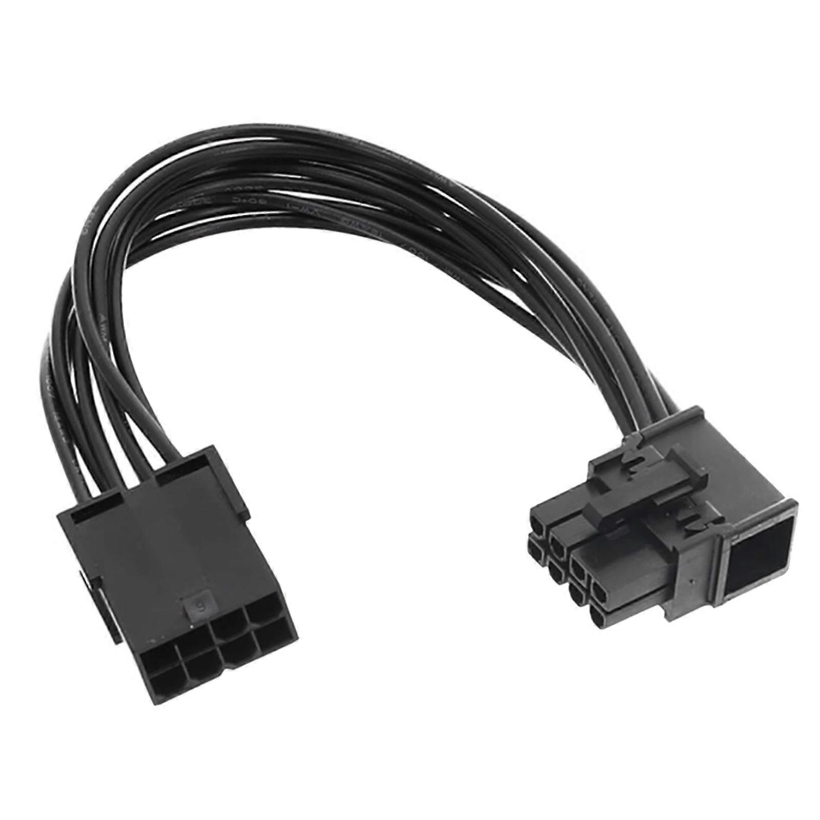 Graphics Card 8Pin Power Modules Cable 8Pin Female to 8Pin Male 90 degree Elbow Line Cable 15CM