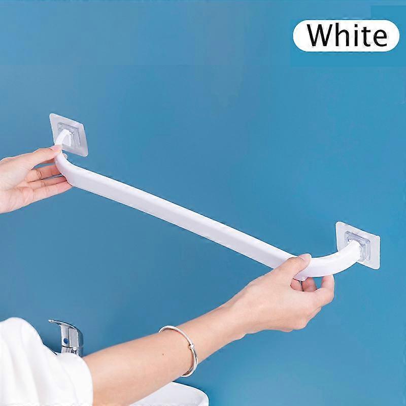 Vogue storage rack fashion Bathroom Rack multifunctional shoes Single-rod Storage Perforated-free Holder Wall-mounted Towel Bar Hanger
