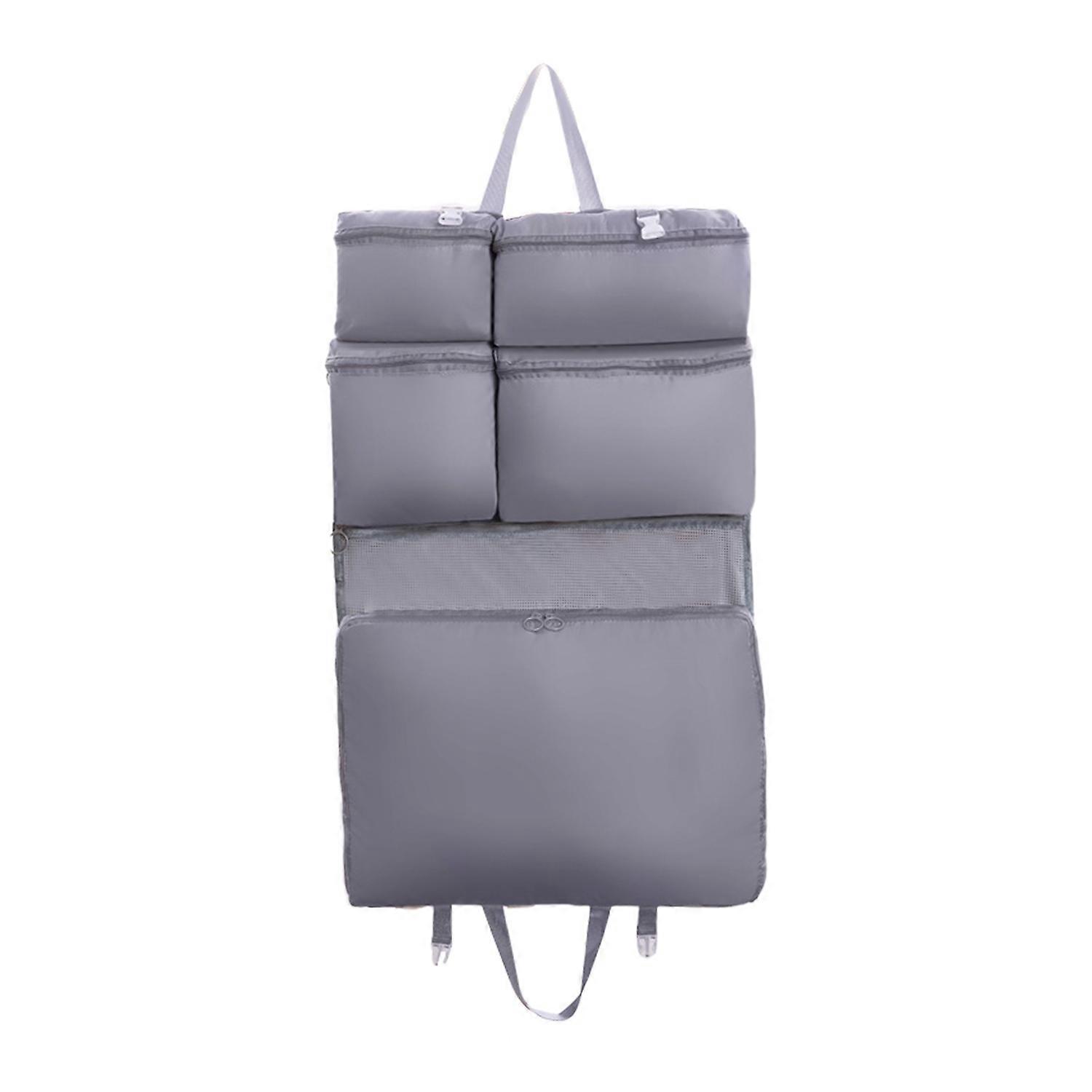 Travel Storage Bag Large Opening Design Multiple Compartments Easy Access Multi-Functional Toiletry