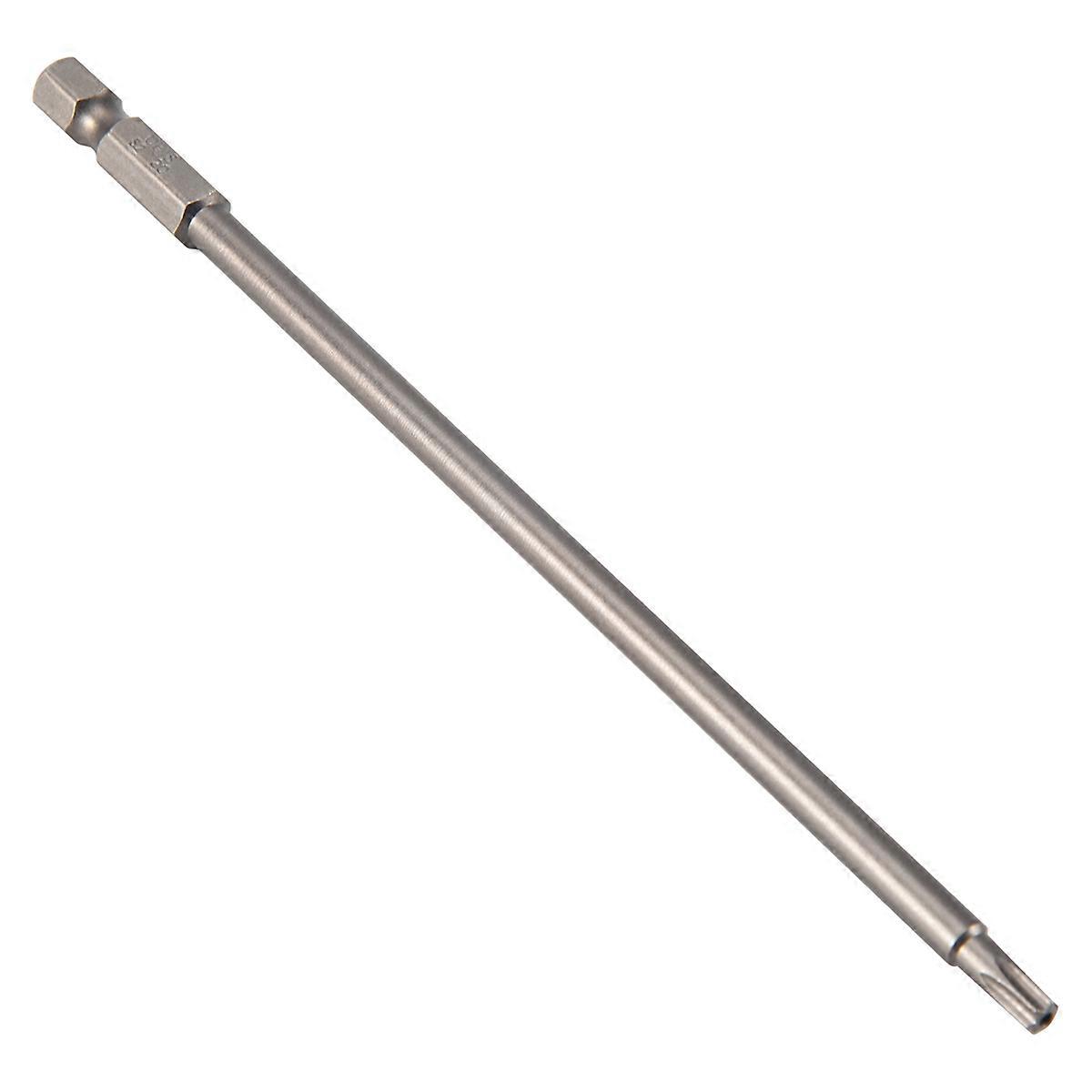1/4-inch Shank T20 Magnetic Torx Security Screwdriver Bit 150mm Long