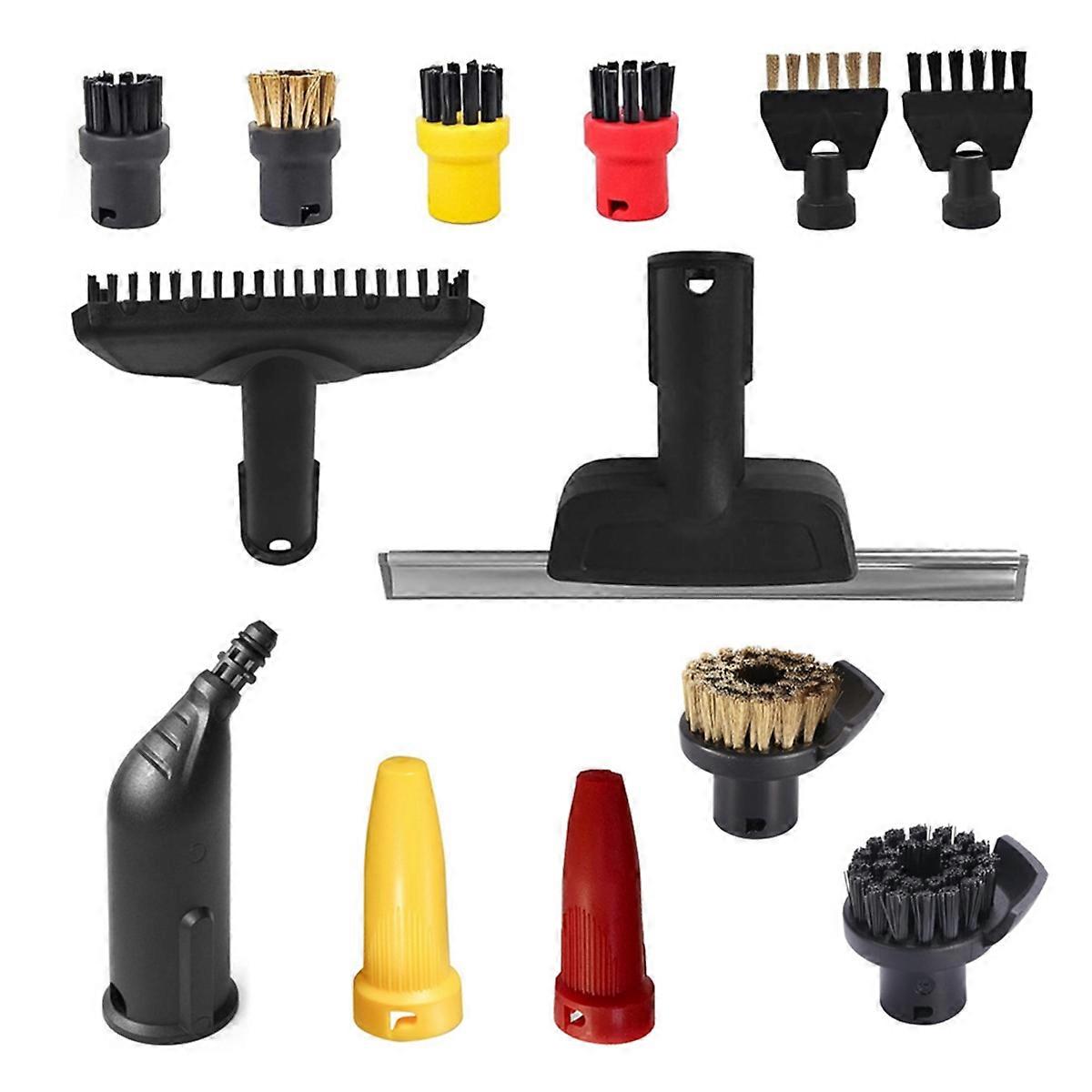 Window Nozzle Scraper Round Brush Steam Set for SC2 SC3 SC4